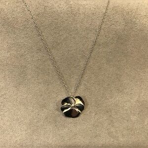 Sterling Silver Floral Necklace